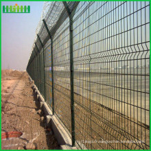 Assurer la clôture de l'aéroport soudée par la qualité / PVC